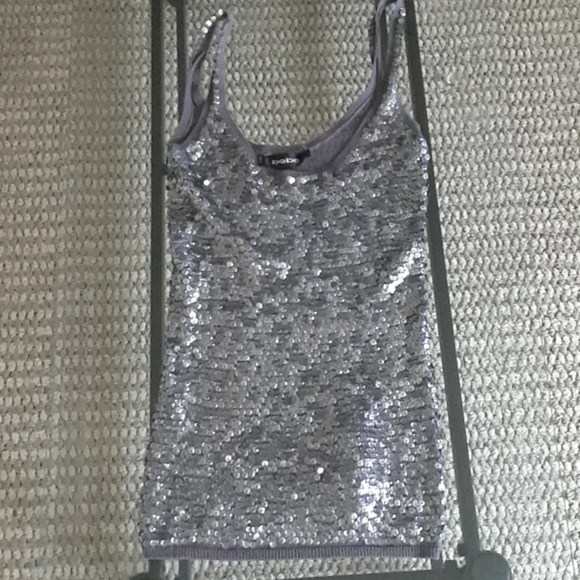 NWT Sequins Bebe top XS - Picture 1 of 4